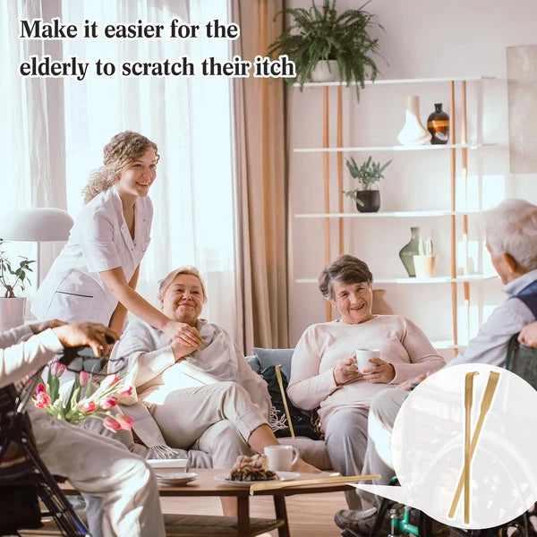 Bamboo Back Scratcher Set of 50 - Unique Handmade Gifts for Easy Itch Relief
