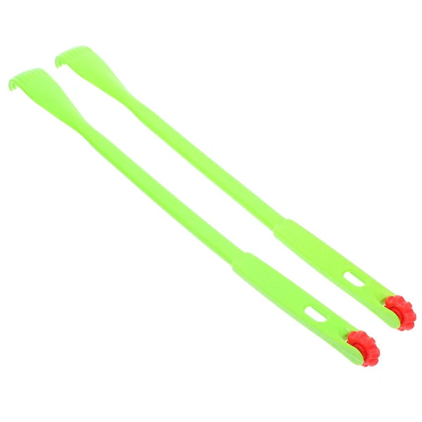 2 Pcs Itch Rake Massager Telescopic Back Scratcher Hand