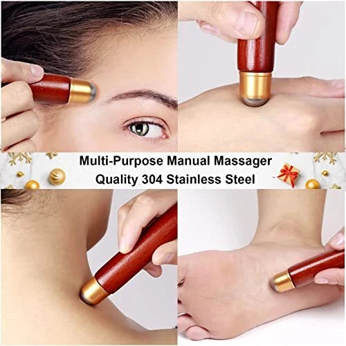 Back Scratcher with Detachable Heads Metal Backscratchers Extendable for Wome...