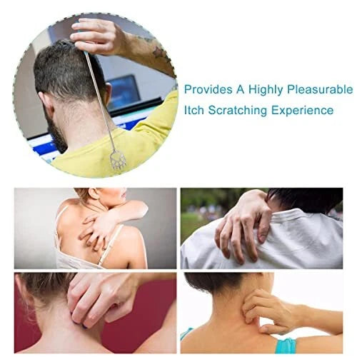 4 Pack Telescoping Back Scratchers Extendable Back Massager for Adults