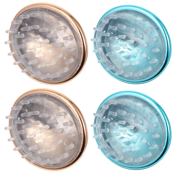 4 Pcs Silicone Anti-itching Head Scratcher Man Hair Washing Massager