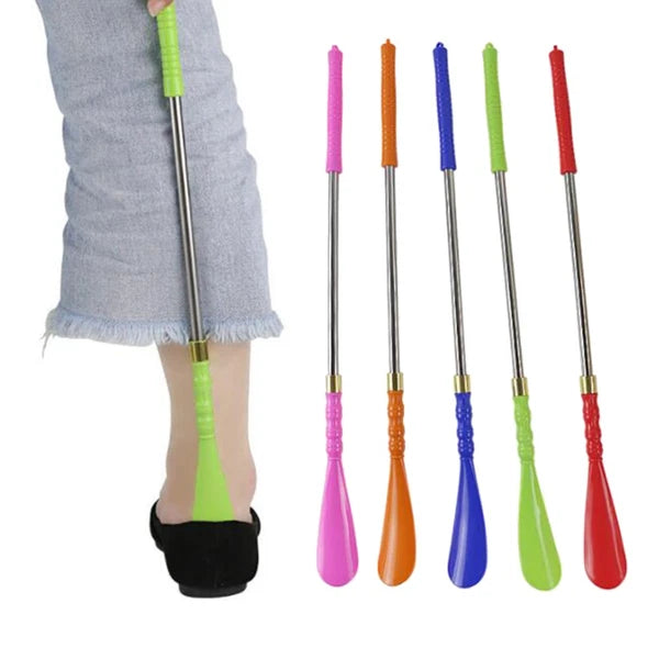 5 Pcs Boot Shoe Horn Metal Shoe Horn Back Scratcher Massager Metal Shoe Lifter