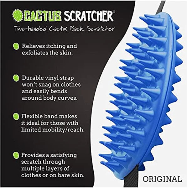 Original Back Scratcher for Itching Relief, 2-Sided Aggressive & Soft Spikes, Lo