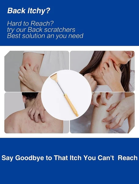 Back Scratcher, Classic Portable Extendable Bamboo Back Scratcher for Men Wom...