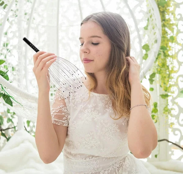 USAGA 36 Fingers Head Massager Scalp Scratcher for Black