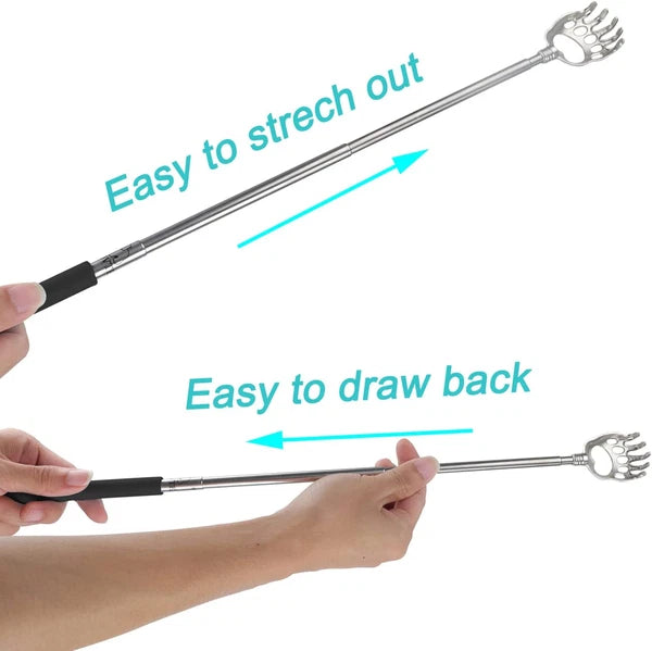 Bear Claw Extendable Back Scratcher for Men Women, Stocking Stuffers for Adults