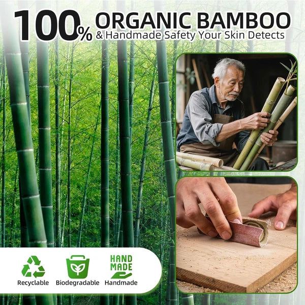 Renook Back Scratcher, 16.5In Pack of 6, Traditional Finger-Like Bamboo Wooden B