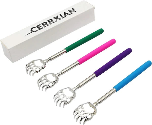 Cerrxian Adjustable Multi-Body Back Scratcher - Massage Tool for Stress Relief