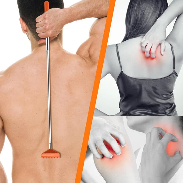 6 Pack Extendable Back Scratcher - Portable Telescoping Metal Back6 Pack Extenda