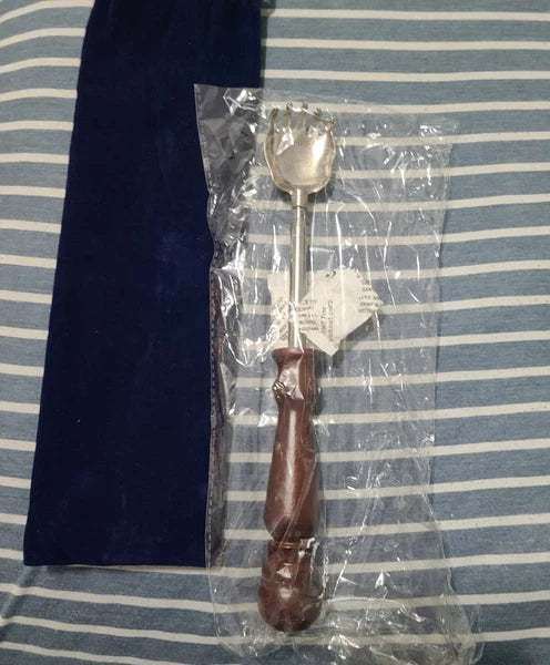 Fisoom Back Scratcher Extendable, Telescoping Backscratchers for Adults Wooden H