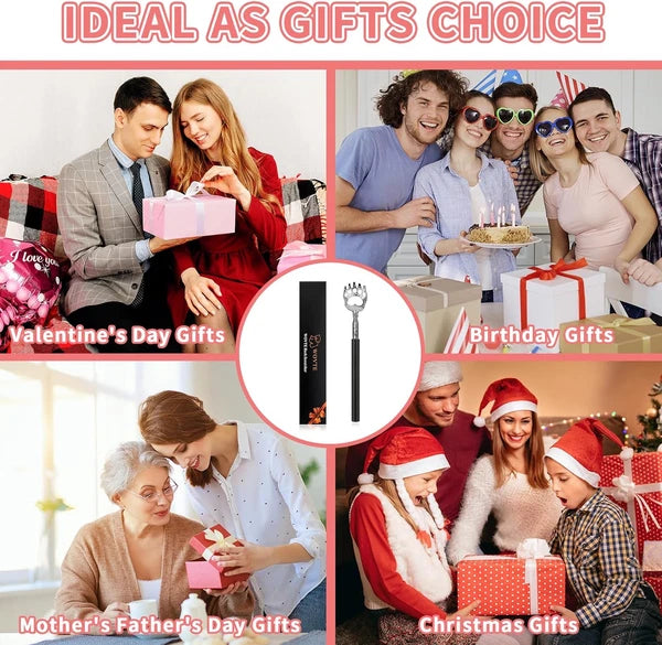 Bear Claw Extendable Back Scratcher for Men Women, Stocking Stuffers for Adults