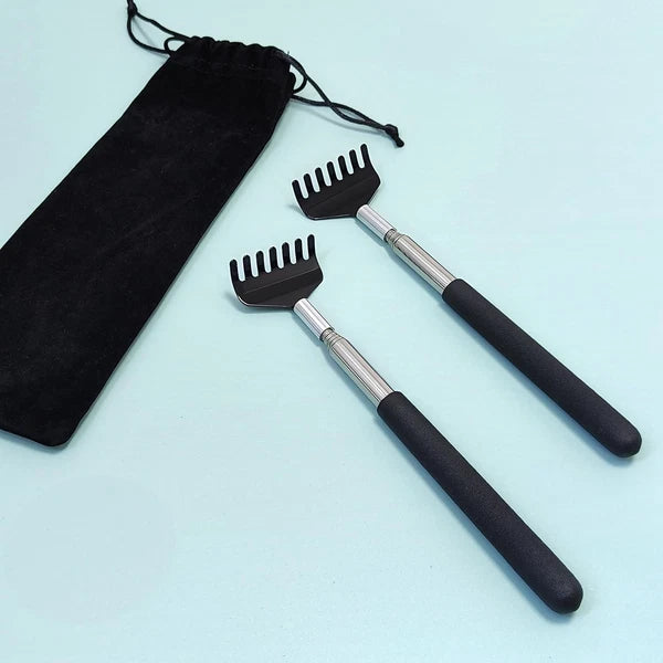 2 Pack Portable Extendable Back Scratcher -  Back Scratchers for Adults Back Mas