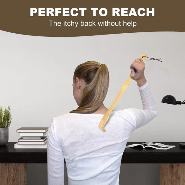 4 Pack 17 Inch Wooden Back Scratcher Body Massage Tools