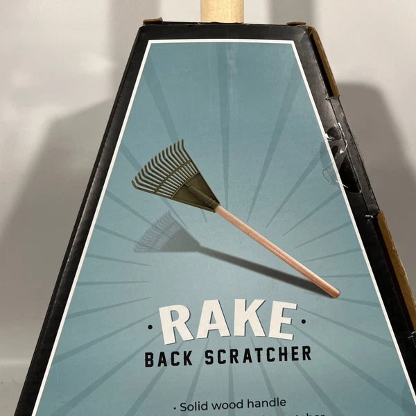 Rake Back Scratcher Gag Gift Present Big Wide Therapeutic 24” Long New NWT