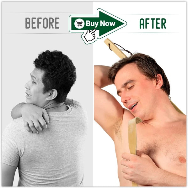 Renook Back Scratcher, 16.5In Pack of 6, Traditional Finger-Like Bamboo Wooden