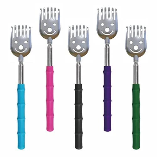 5Pack Telescoping Back Scratcher Extendable Metal Back Scratcher for Itch Relief