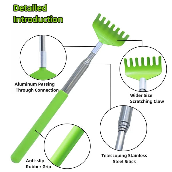 Telescoping Back Scratcher for Women Men, 10 Pcs Back Scratcher for Kids Exte...