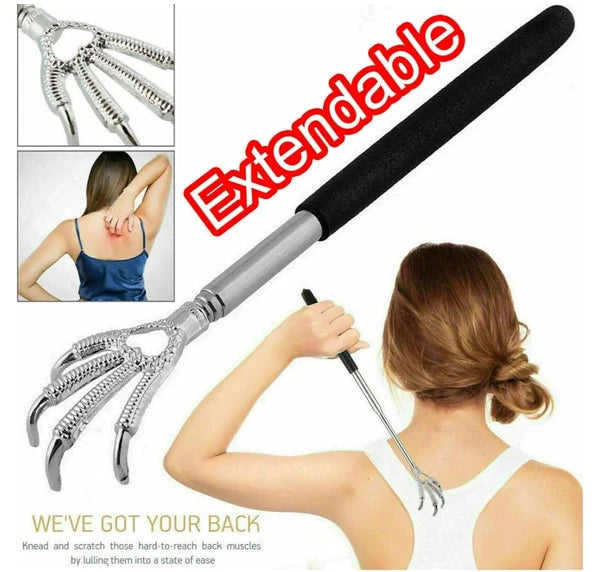 Adjustable 58cm Extending Back Scratcher Massager Telescopic Portable Massage UK