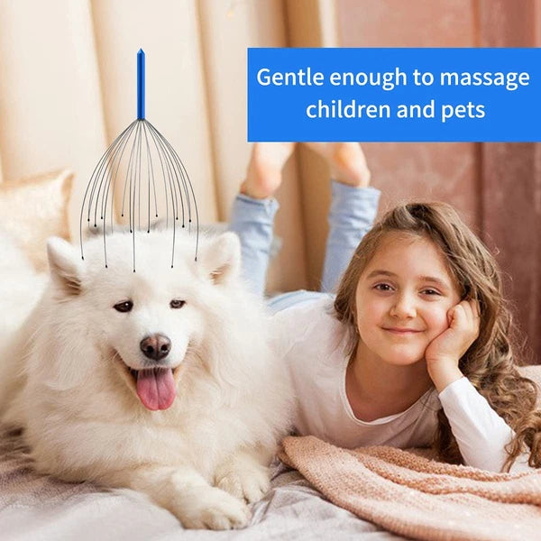 2 Pack Scalp Massager, 20 Fingers Head Massager, Handheld Head Scratcher, Klsaz