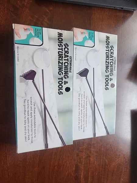 2PCS Back Scratchers Bear Claw Back Scratcher Extendable Metal Moisturizing Tool