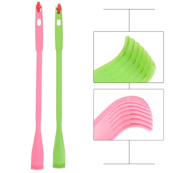 2 Pcs Itch Rake Massager Telescopic Back Scratcher Hand