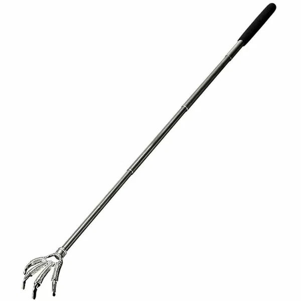 BACK SCRATCHER EXTENDABLE CLAW METAL RAKE TELESCOPIC MASSAGER PORTABLE ITCH