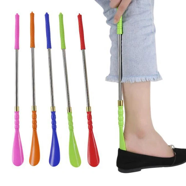 5 Pcs Boot Shoe Horn Metal Shoe Horn Back Scratcher Massager Metal Shoe Lifter