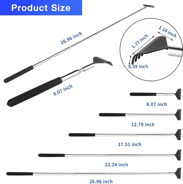 Elegant Travel-Friendly Back Scratcher - Lightweight & Extendable Comfort