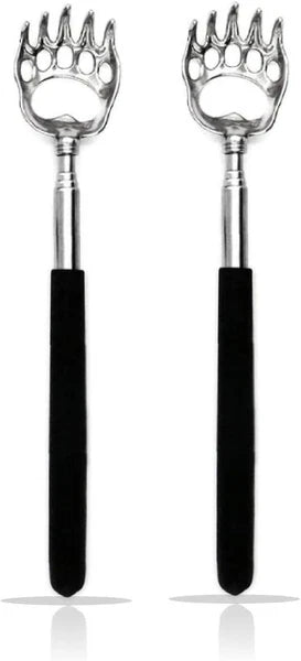 2PCS Back Scratchers, Bear Claw Scratcher Extendable Metal Retractable...