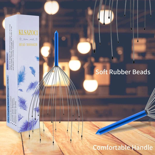 2 Pack Scalp Massager, 20 Fingers Head Massager, Handheld Head Scratcher, Klsaz