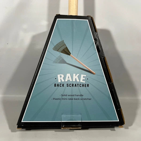 Rake Back Scratcher Gag Gift Present Big Wide Therapeutic 24” Long New NWT