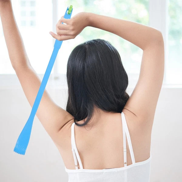 2 Pcs Itch Rake Massager Telescopic Back Scratcher Hand