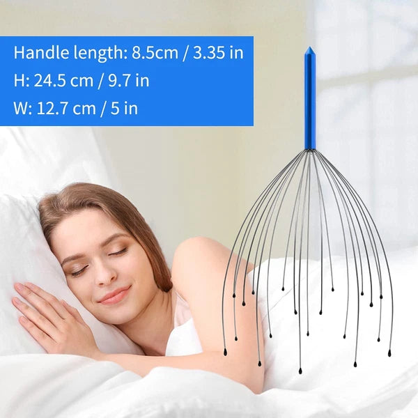 2 Pack Scalp Massager, 20 Fingers Head Massager, Handheld Head Scratcher, Klsaz