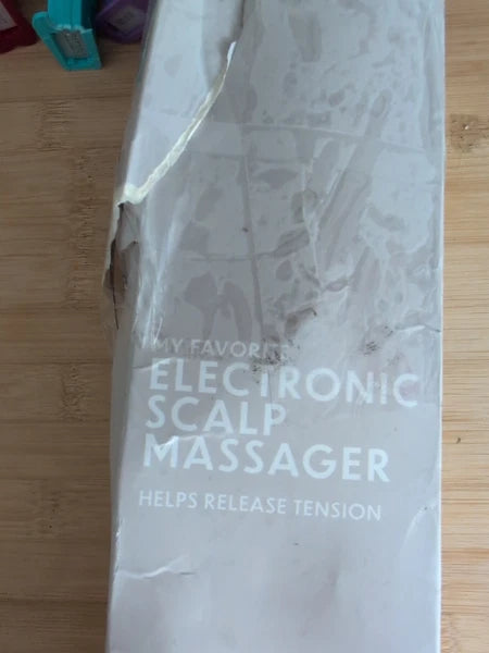 Electric Scalp Massager Portable Head Scratcher Massager Handheld Batteries Open