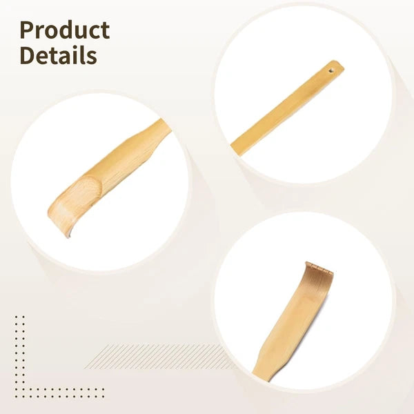 24 Pcs Wood Back Scratchers Bulk, Wooden Back Scratchers for Adults, Ideal fo...