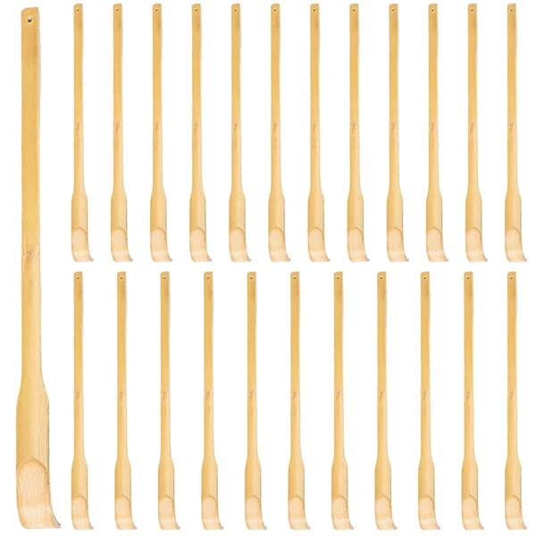 24 Pcs Wood Back Scratchers Bulk, Wooden Back Scratchers for Adults, Ideal fo...