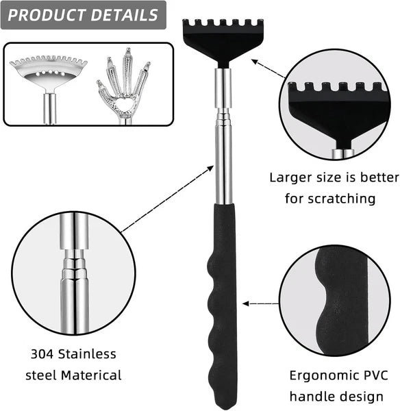 3-in-1 Extendable Back Scratcher Set