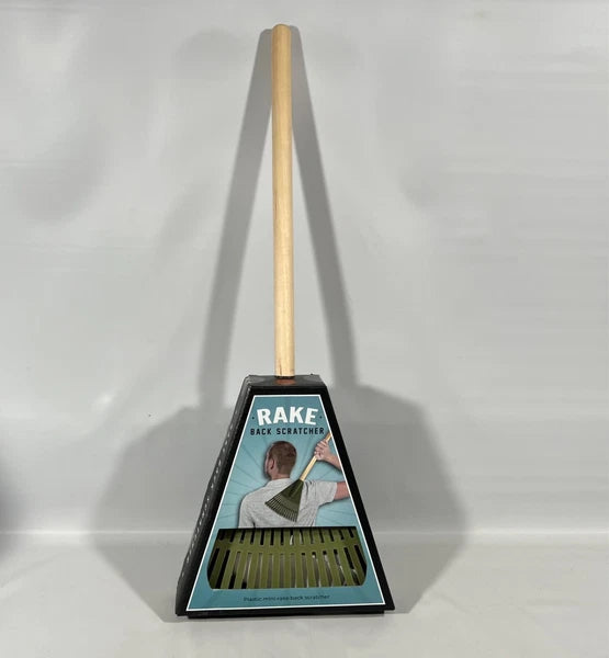 Rake Back Scratcher Gag Gift Present Big Wide Therapeutic 24” Long New NWT