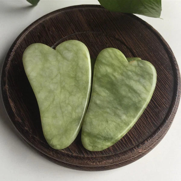 Natural Jade Gua Sha Board Facial Body Massage Chinese Medicine Scraping Tool