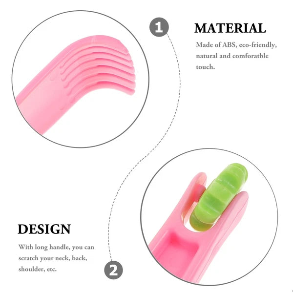 2 Pcs Itch Rake Massager Telescopic Back Scratcher Hand